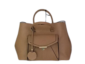 La Terre Vegan Leather Structured Handbag