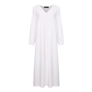 Lantern Sleeve Maxi Summer Dress
