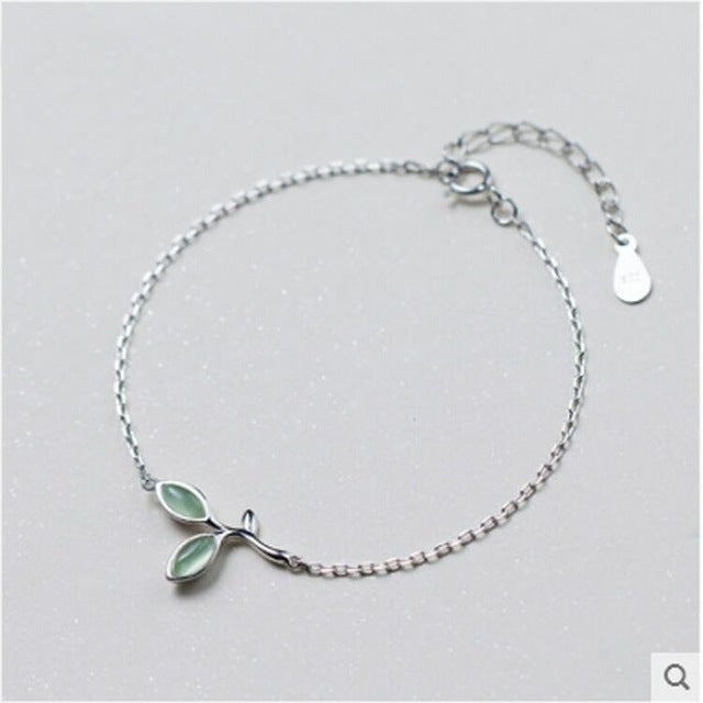 Silver Tender Bud Bracelet