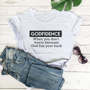 Godfidence Slogan T-shirt