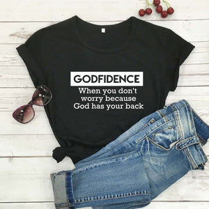 Godfidence Slogan T-shirt
