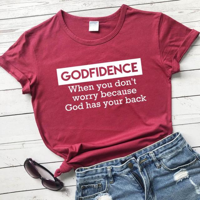 Godfidence Slogan T-shirt