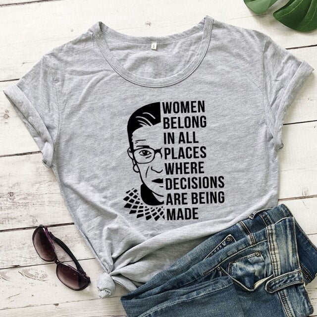 Women Belong In All Places Top