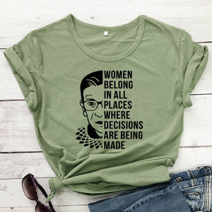 Women Belong In All Places Top