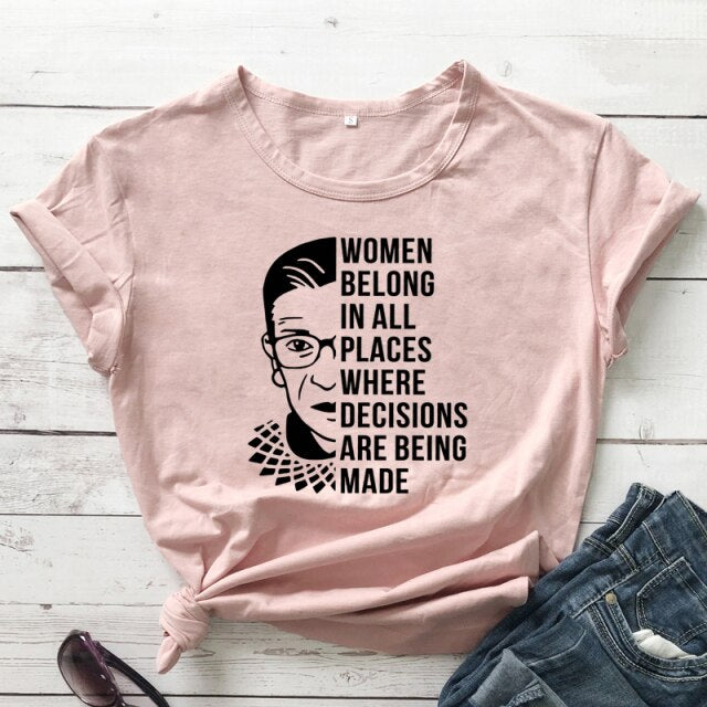 Women Belong In All Places Top