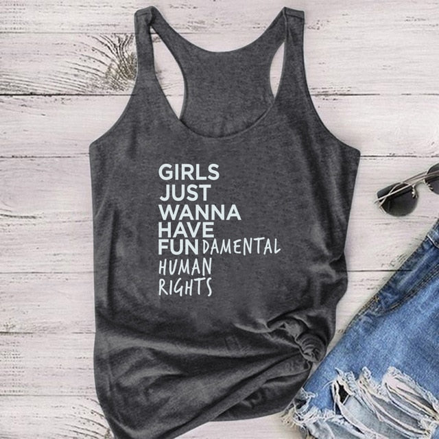 Girls Just Wanna Have Fundamental Human Rights T-Shirt
